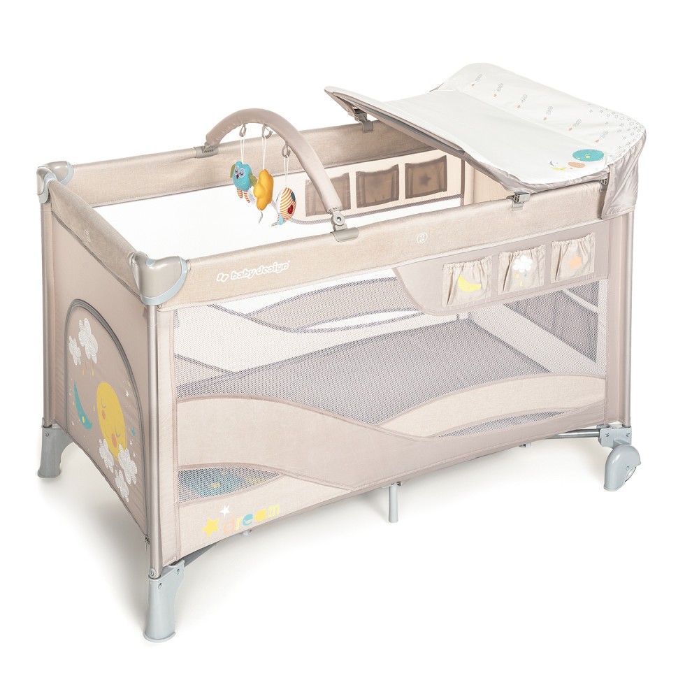 babashop.hu - Baby Design Dream multifunkciós utazóágy - 09 Beige 2020