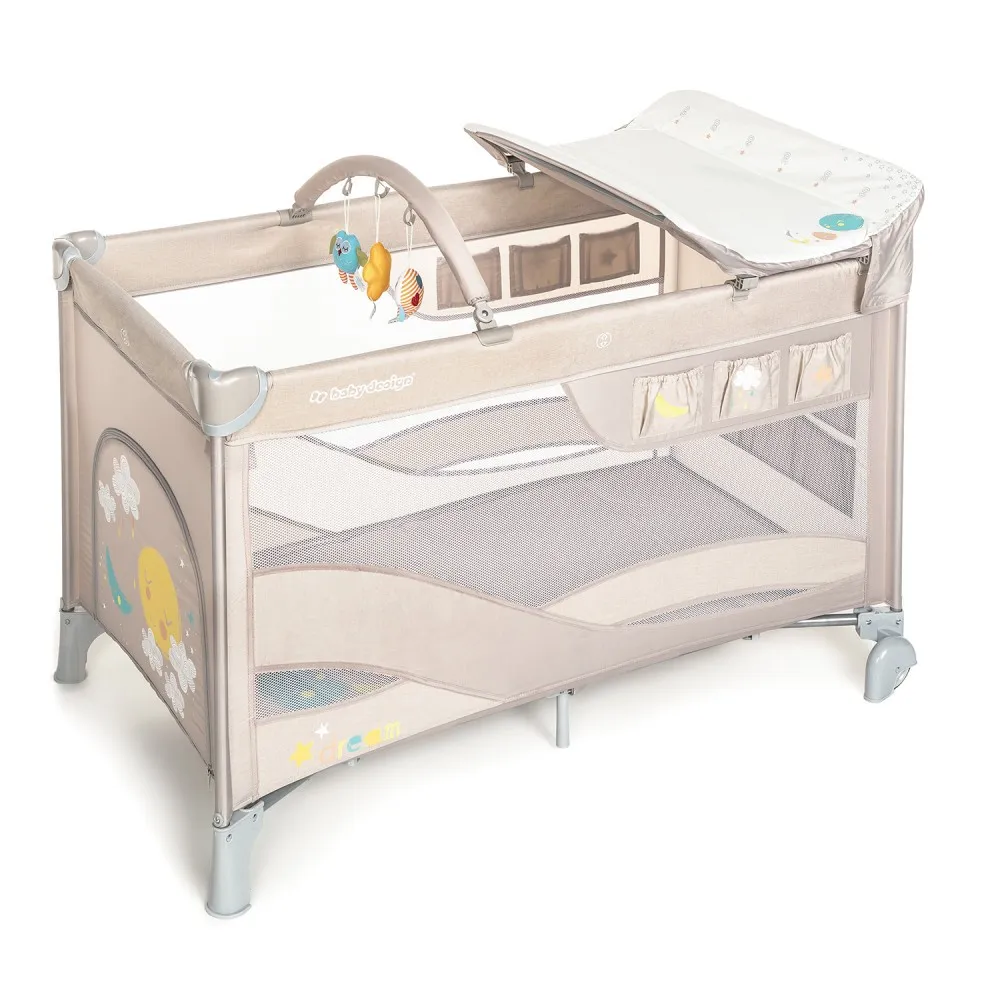 babashop.hu - Baby Design Dream multifunkciós utazóágy - 09 Beige 2020
