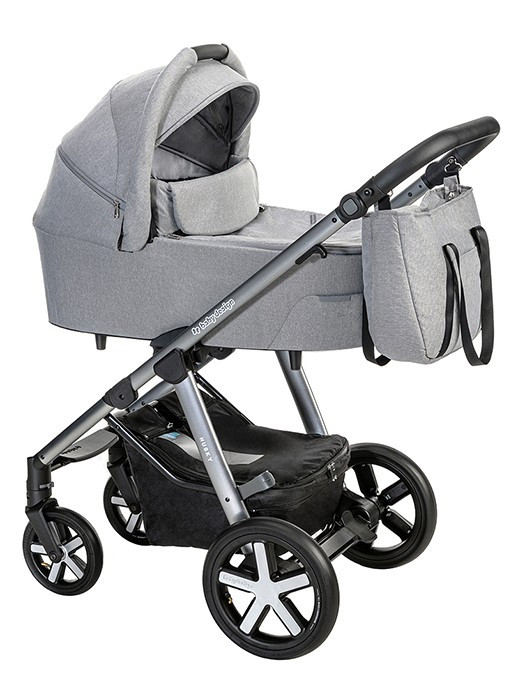 babashop.hu - Baby Design Husky 2in1 multifunkciós babakocsi + Winter Pack - 107 Silver Gray 2021