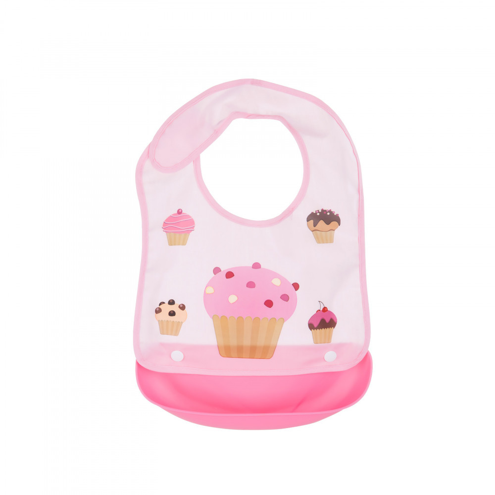 babashop.hu - Chipolino Happy Meal előke - rózsaszín