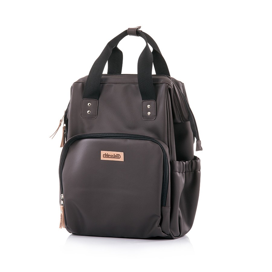 babashop.hu - Chipolino babakocsira rögzíthető hátizsák - Brown Leather 2018
