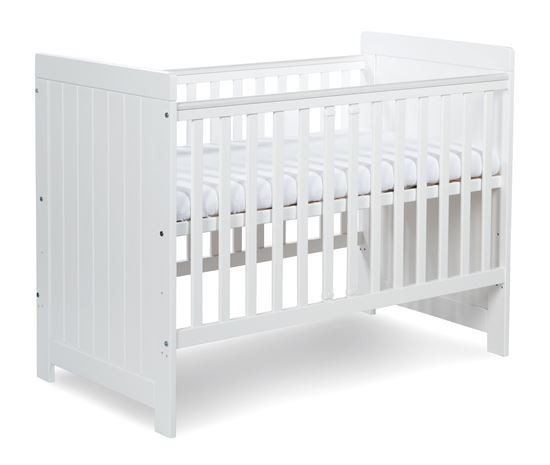 babashop.hu - Klups Classic kiságy 60x120 - fehér