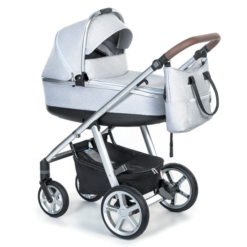 babashop.hu - Espiro Next Avenue 2.1 Gel multifunkciós babakocsi - 101 Frozen Gray 2020