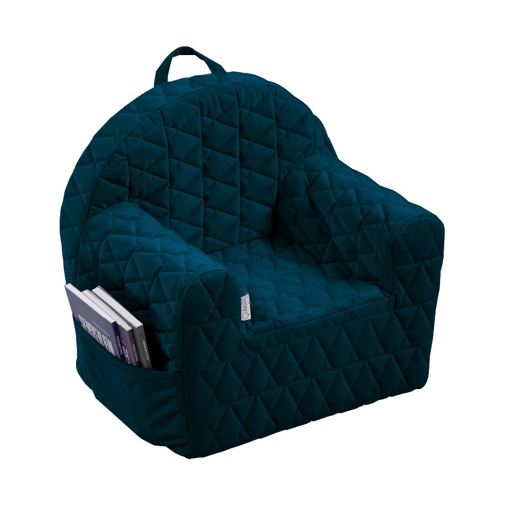 babashop.hu - Albero Mio Velvet Kids babafotel - V105 Sötét kék