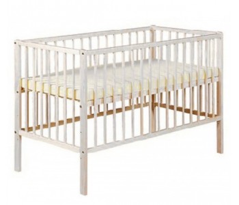 babashop.hu - Klups Frank kiságy 60x120 - fehér (bialy)