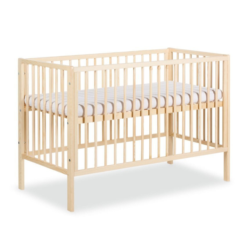 babashop.hu - Klups Frank kiságy 60x120 - fenyő (sosna)