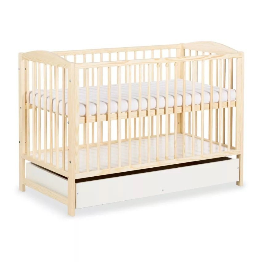 babashop.hu - Klups Henry kiságy 60x120 - fenyő (sosna)