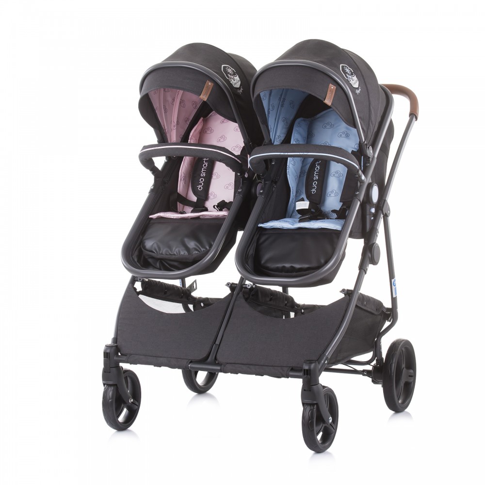 babashop.hu - Chipolino Duo Smart iker babakocsi - Blue/Pink 2021