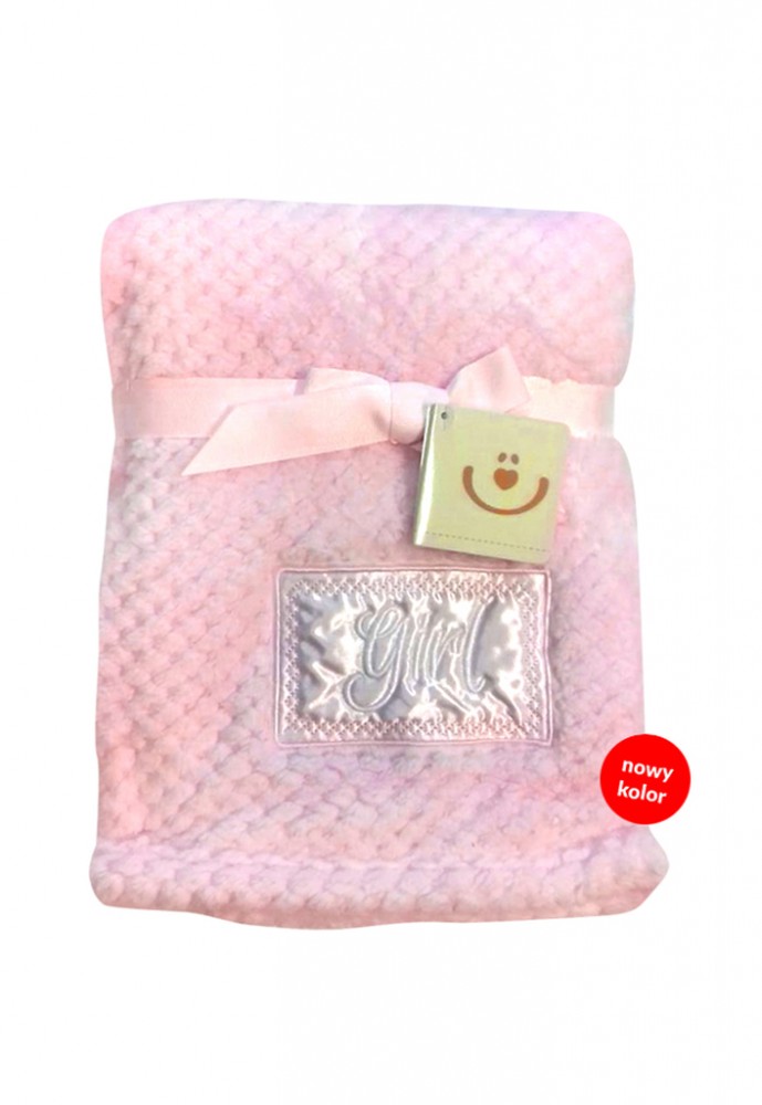 babashop.hu - Bobobaby Cute Baby plüss kocsitakaró 76x102cm - Girl pink