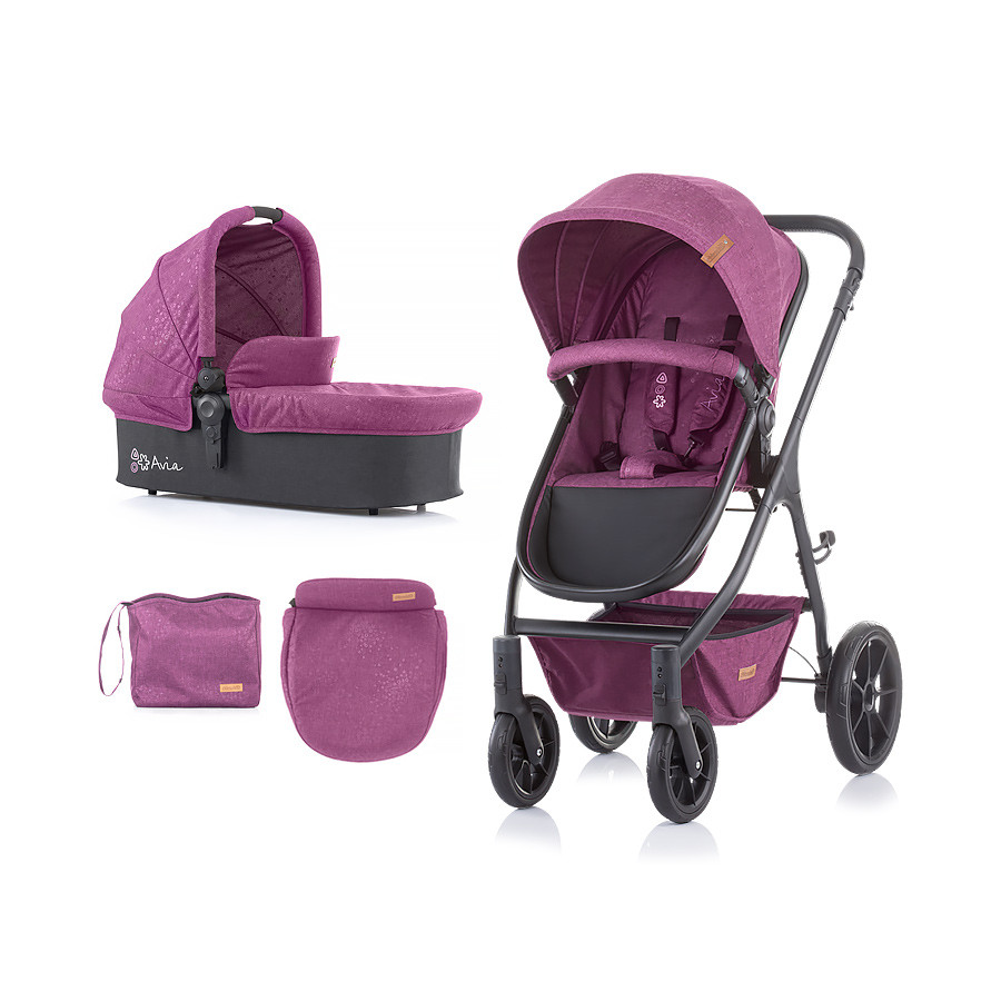 babashop.hu - Chipolino Avia multifunkciós babakocsi - Orchid Linen 2020