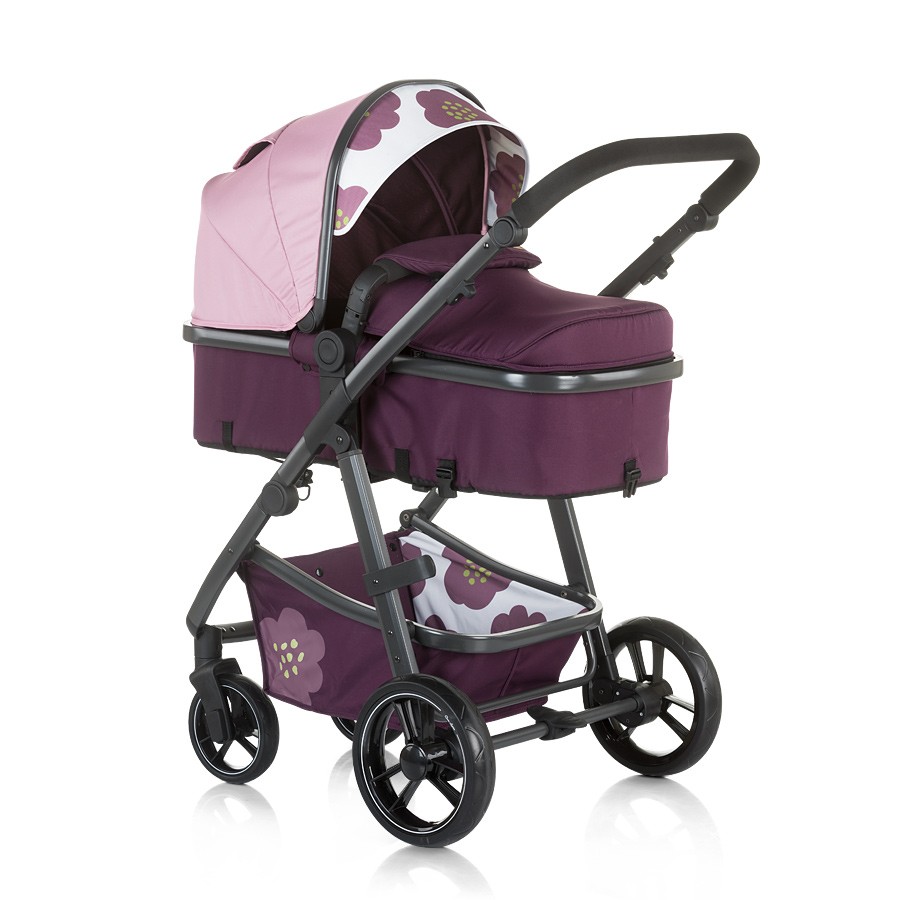 babashop.hu - Chipolino Milo babakocsi mózessé alakítható sport résszel - Flowers 2019