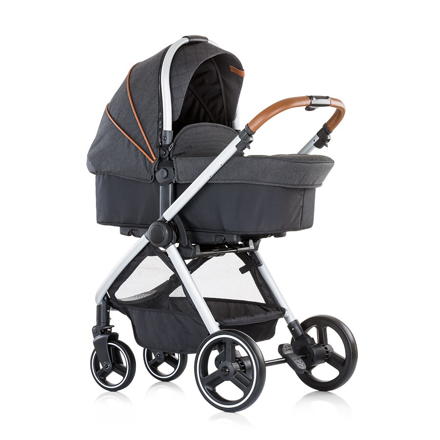 babashop.hu - Chipolino Prema babakocsi + autóshordozó 0-13kg - Granite Grey 2019