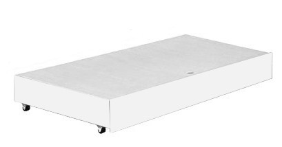babashop.hu - Klups ágyneműtartó 60x120-as kiságyhoz - Bialy/Fehér szín