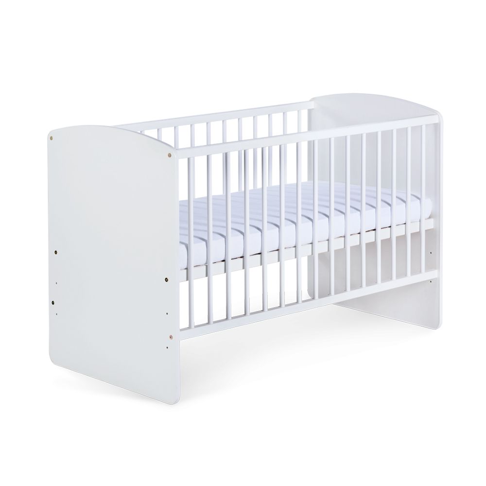 babashop.hu - Klups Karolina II kiságy 60x120 - Biala/Fehér