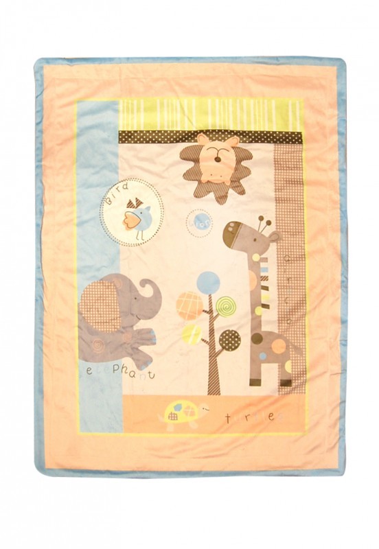 babashop.hu - Bobobaby dupla rétegű bársony takaró 75x100cm - szafari !! kifutó !!