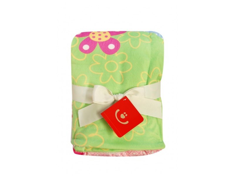 babashop.hu - Bobobaby dupla rétegű bársony takaró 75x100cm - tavasz