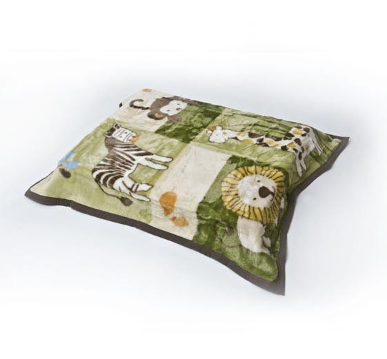 babashop.hu - Bobobaby akril takaró 91x102cm - zöld / szafari