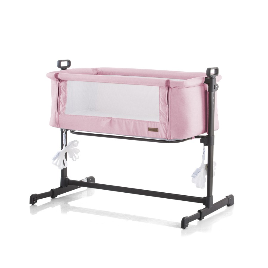 babashop.hu - Chipolino Close To Me szülői ágyhoz csatlakoztatható kiságy - Pink 2018