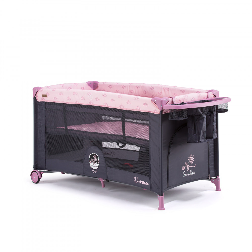 babashop.hu - Chipolino Dormeo multifunkciós utazóágy - Peony Pink 2021