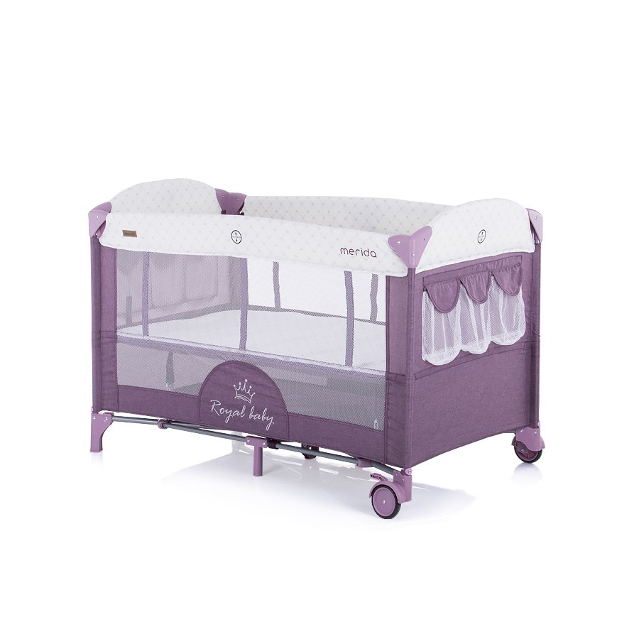 babashop.hu - Chipolino Merida multifunkciós utazóágy - Orchid 2020