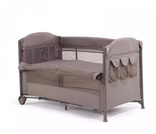 babashop.hu - Chipolino Merida multifunkciós utazóágy - Latte Linen 2021