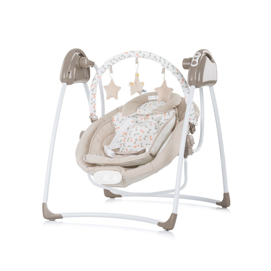 babashop.hu - Chipolino Paradise elektromos hinta és pihenőszék - Beige Ribbon 2019