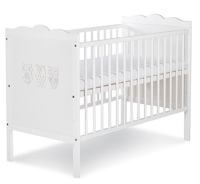 babashop.hu - Klups Marsell kiságy 60x120 - fehér/bialy