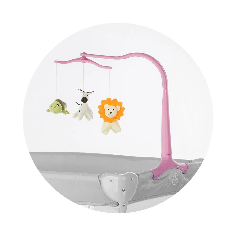 babashop.hu - Chipolino utazóágy forgó - Rózsaszín !! Kifutó !!