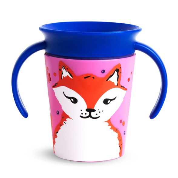 babashop.hu - Munchkin Miracle 360 itatópohár 177ml - Wild Love Fox