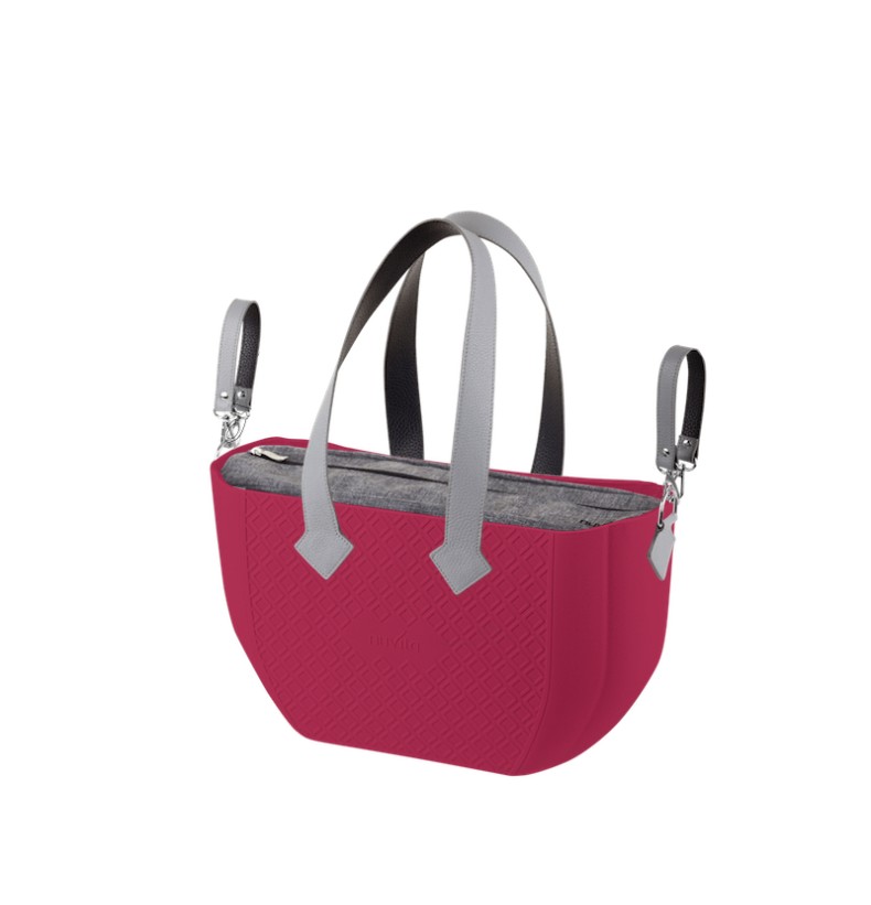 babashop.hu - Nuvita myMIA pelenkázó táska - Raspberry Grey !! kifutó !!