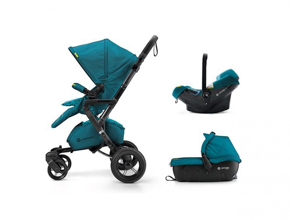 babashop.hu - Concord Neo Travel-Set multifunkciós babakocsi - Scuba Green