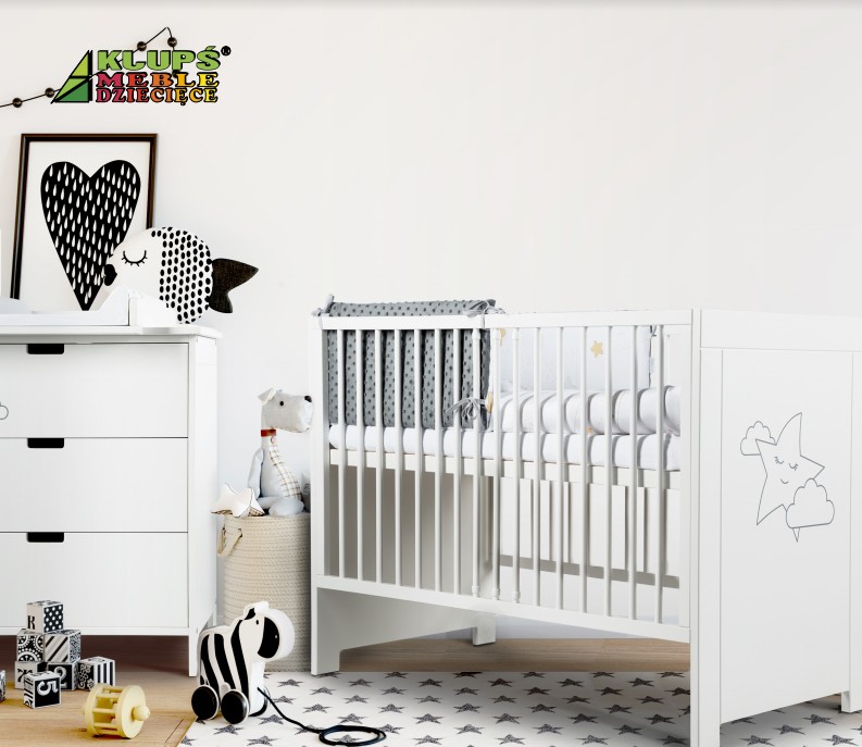 babashop.hu - Klups Nilo komód - fehér