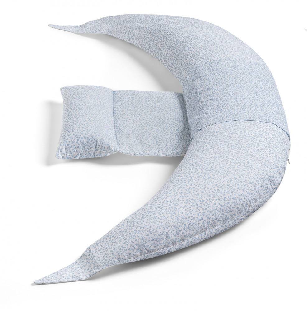 babashop.hu - Nuvita Dreamwizard terhességi és szoptatós párna - Bianco Azzurro - 7100