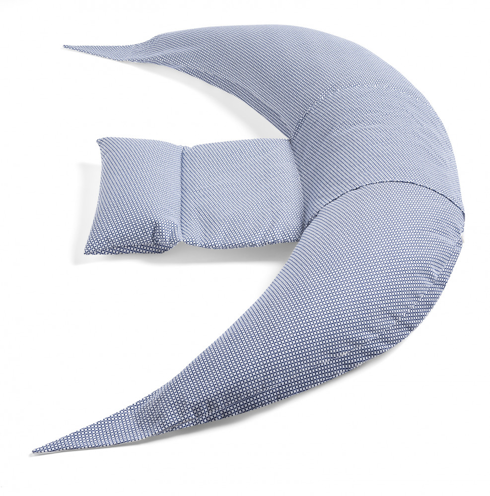 babashop.hu - Nuvita Dreamwizard terhességi és szoptatós párna - Blu Bianco - 7100