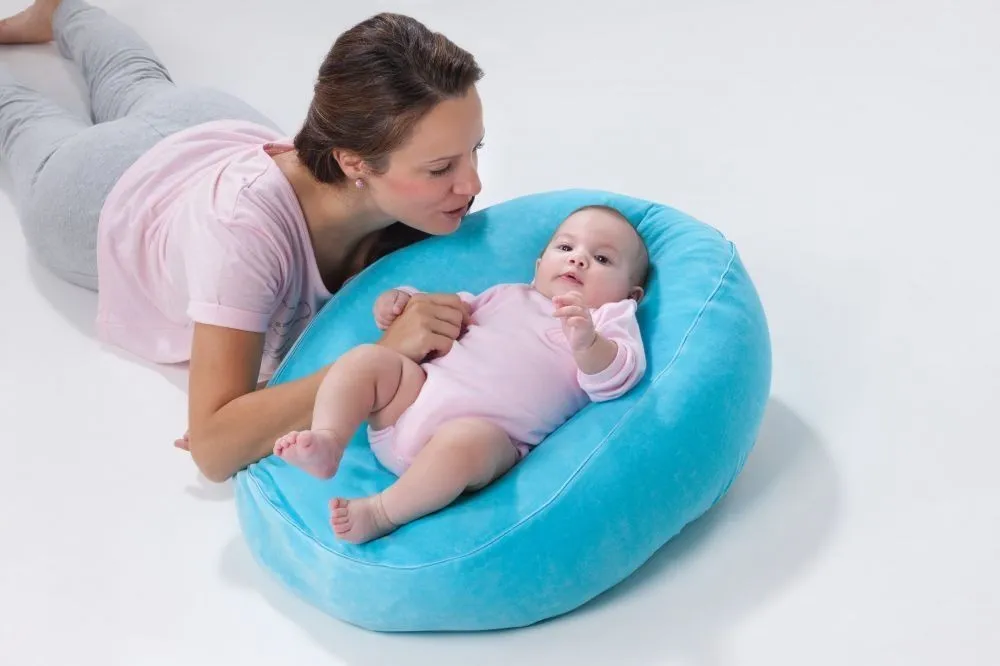 babashop.hu - Nuvita babafészek huzat Dreamwizard kismama párnához - blue - 7104