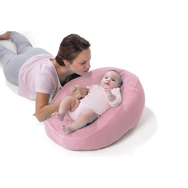 babashop.hu - Nuvita babafészek huzat Dreamwizard kismama párnához - pink - 7104