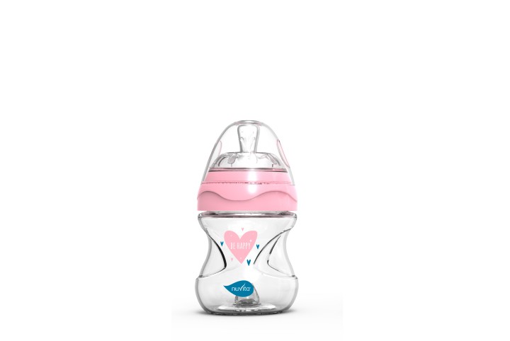 babashop.hu - Nuvita Mimic® Collection cumisüveg 150ml - rózsaszín - 6011