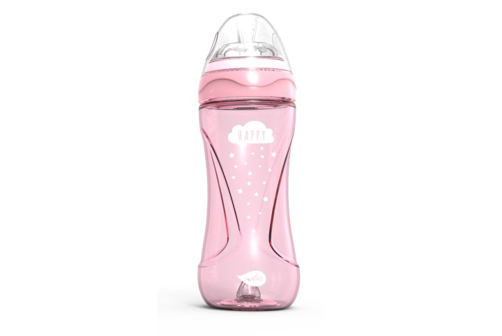 babashop.hu - Nuvita Mimic® Cool! cumisüveg 330ml - rózsaszín - 6052