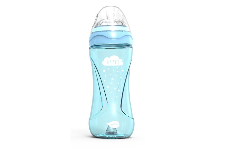 babashop.hu - Nuvita Mimic® Cool! cumisüveg 330ml - világos kék - 6052