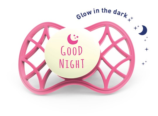 babashop.hu - Nuvita Air.55 Cool! éjszakai cumi védőkupakkal 6hó+ - Glow Marsala - 7085