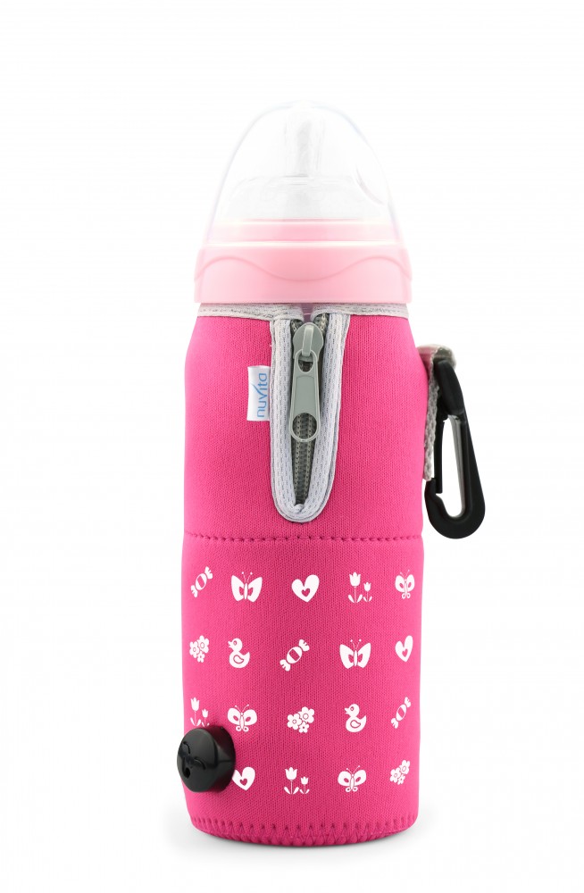 babashop.hu - Nuvita autós cumisüveg melegítő - Pink - 1074