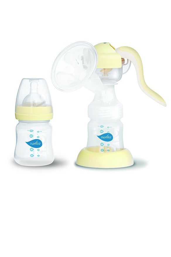 babashop.hu - Nuvita Twist kézi mellszívó + cumisüveg - 1215