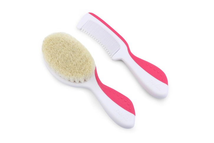babashop.hu - Nuvita fésű és hajkefe - Pink - 1137