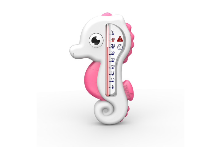 babashop.hu - Nuvita csikóhal alakú vízhőmérő - pink - 1001