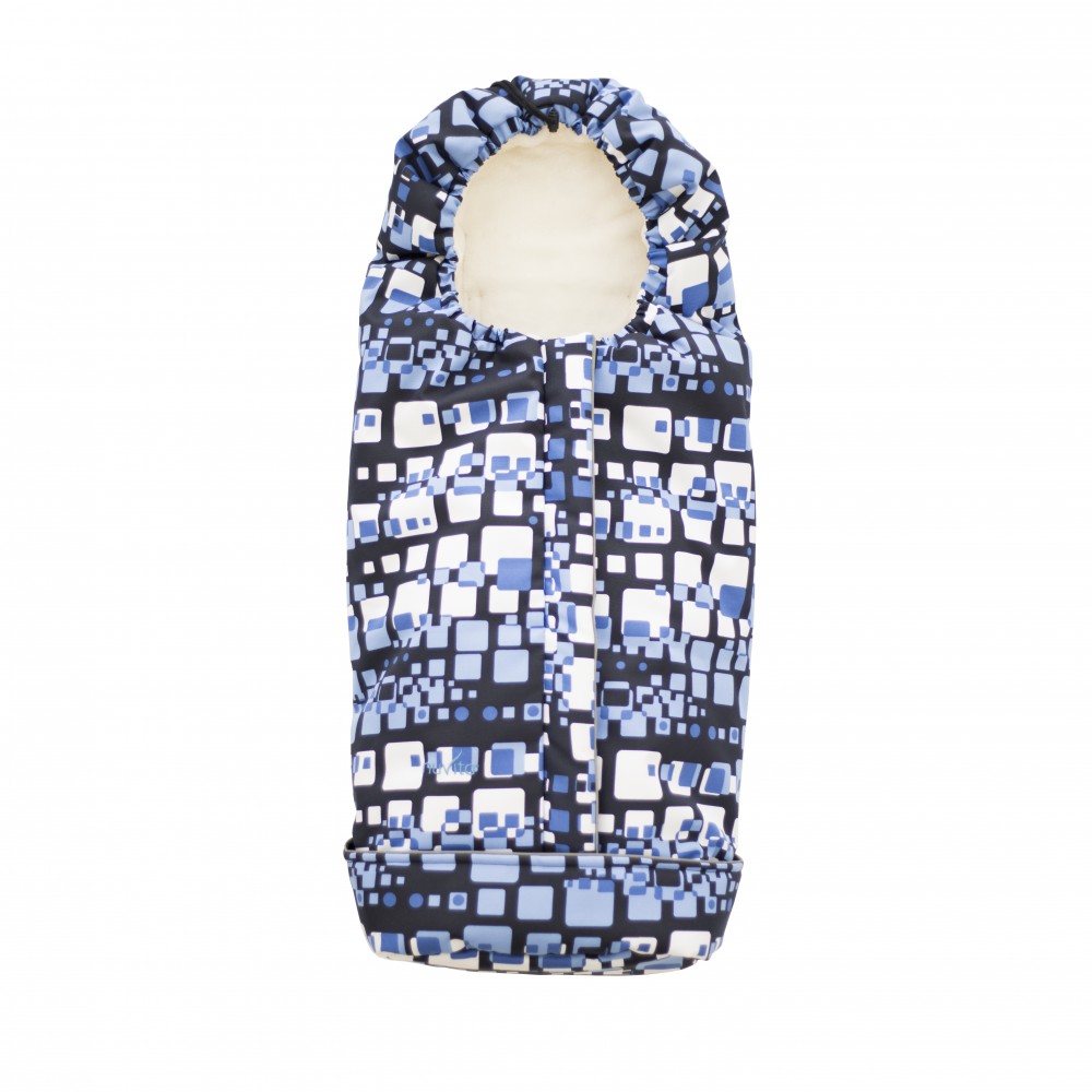 babashop.hu - Nuvita Pop bundazsák 100cm - Marbled Blue / Beige - 9615