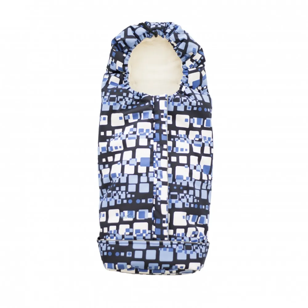 babashop.hu - Nuvita Pop bundazsák 100cm - Marbled Blue / Beige - 9615 !! kifutó !!