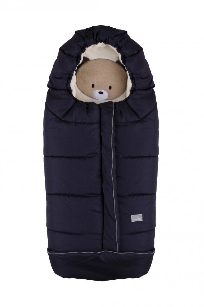 babashop.hu - Nuvita Junior Cuccioli bundazsák 100cm - Bear Blue / Beige - 9605