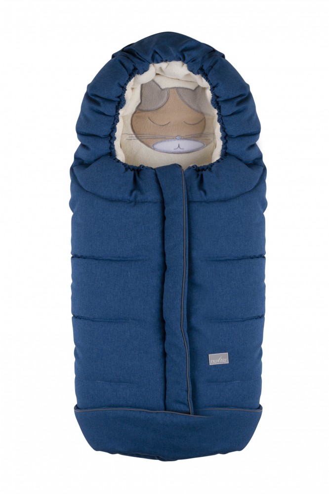 babashop.hu - Nuvita Junior Cuccioli bundazsák 100cm - Cat Jeans / Beige - 9605
