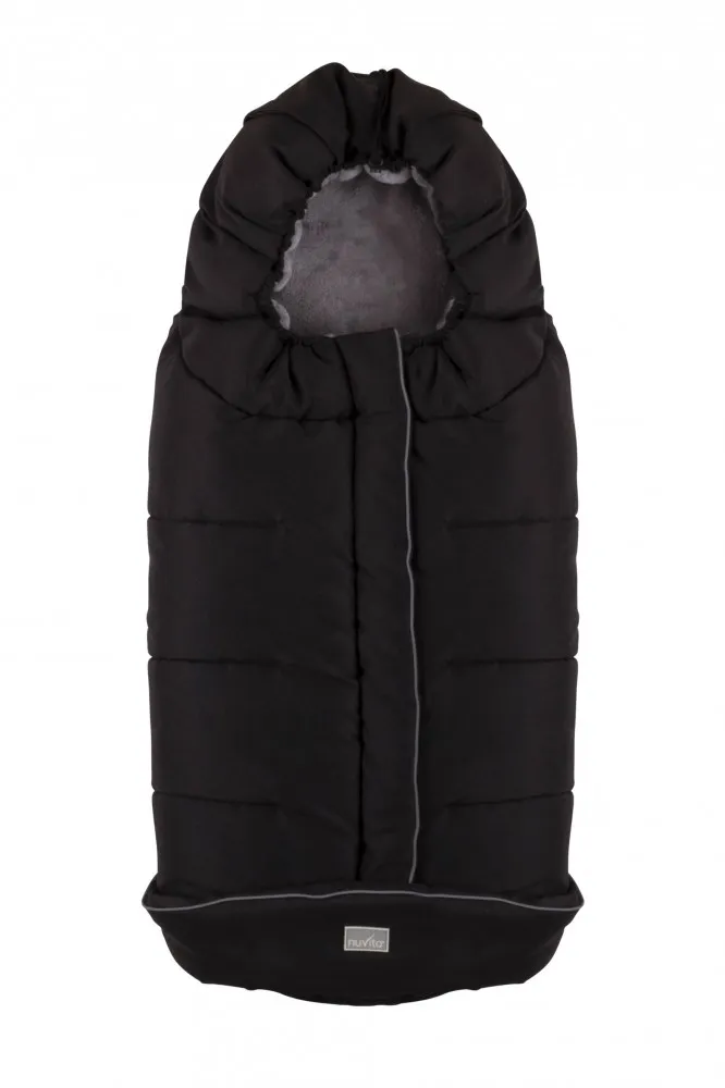 babashop.hu - Nuvita AW Junior City bundazsák 100cm - Black / Grey - 9545