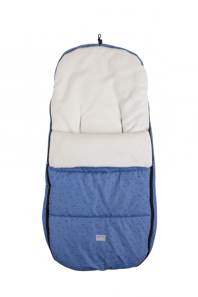 babashop.hu - Nuvita Junior Smart bundazsák 100cm - Blue with Stars / Beige - 9585